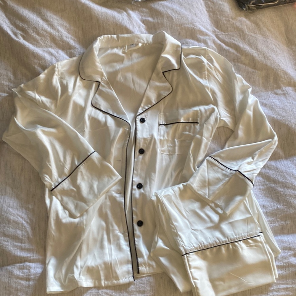 Bridal White Pajamas